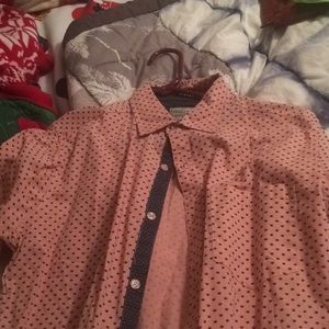 Swiss cross button down